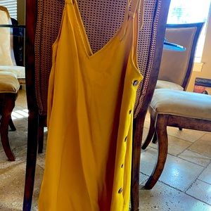 Dress size 10 mustard color